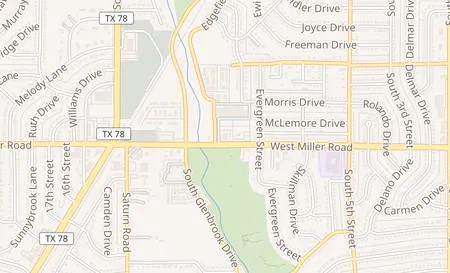 map of 847 W Miller Rd Garland, TX 75041
