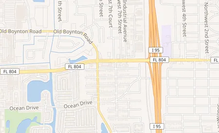 map of 706 W Boynton Beach Blvd #108 Boynton Beach, FL 33426