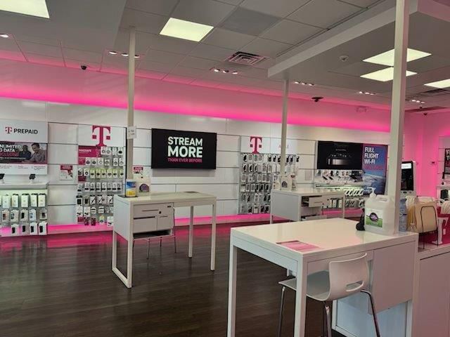 Interior photo of T-Mobile Store at North Olden Ave Plaza, Ewing, NJ