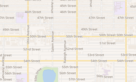 map of 4431 50th St Lubbock, TX 79414