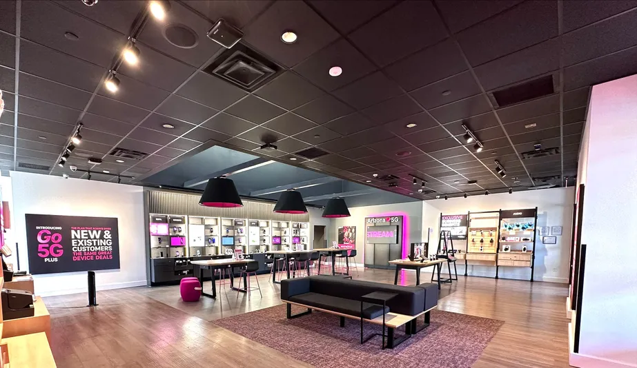 Interior photo of T-Mobile Store at S Gilbert Rd & E Williams Field Rd, Gilbert, AZ