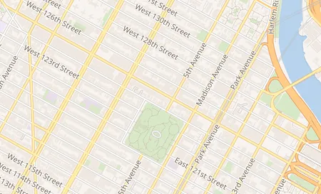 map of 16 W 125th Street New York, NY 10027