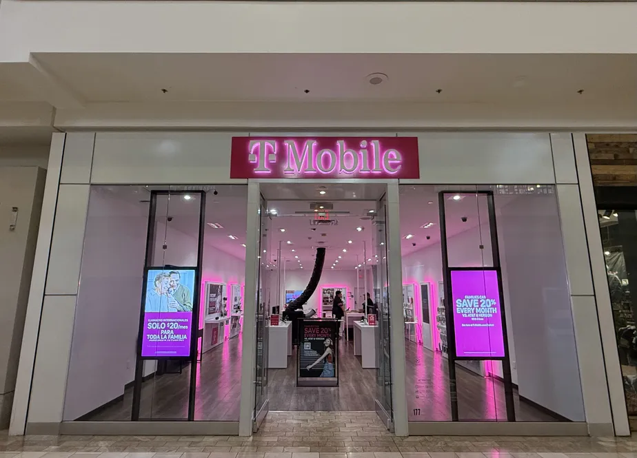  Exterior photo of T-Mobile Store at North County Mall, Escondido, CA 