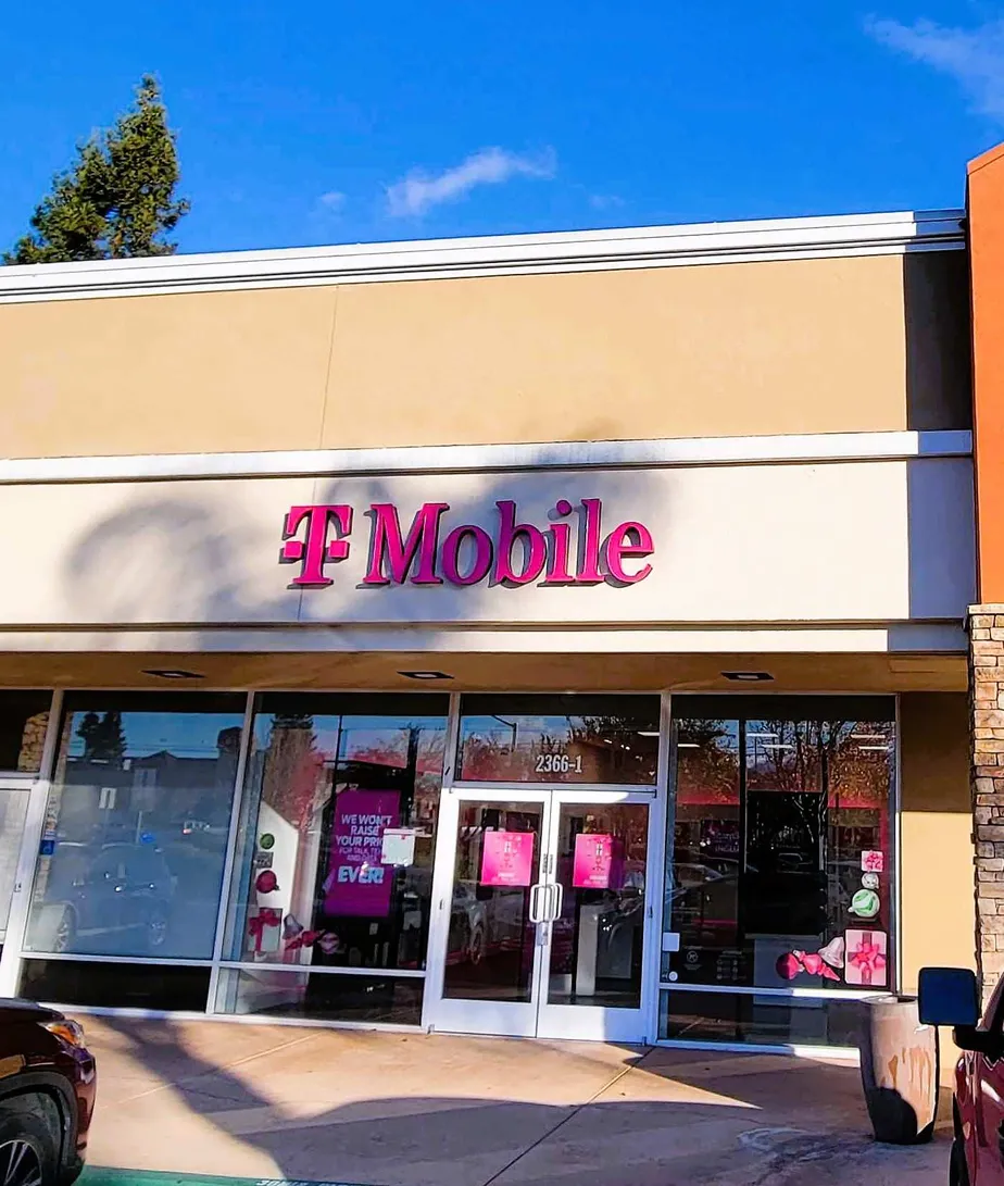 Exterior photo of T-Mobile Store at El Camino Real & San Tomas, Santa Clara, CA