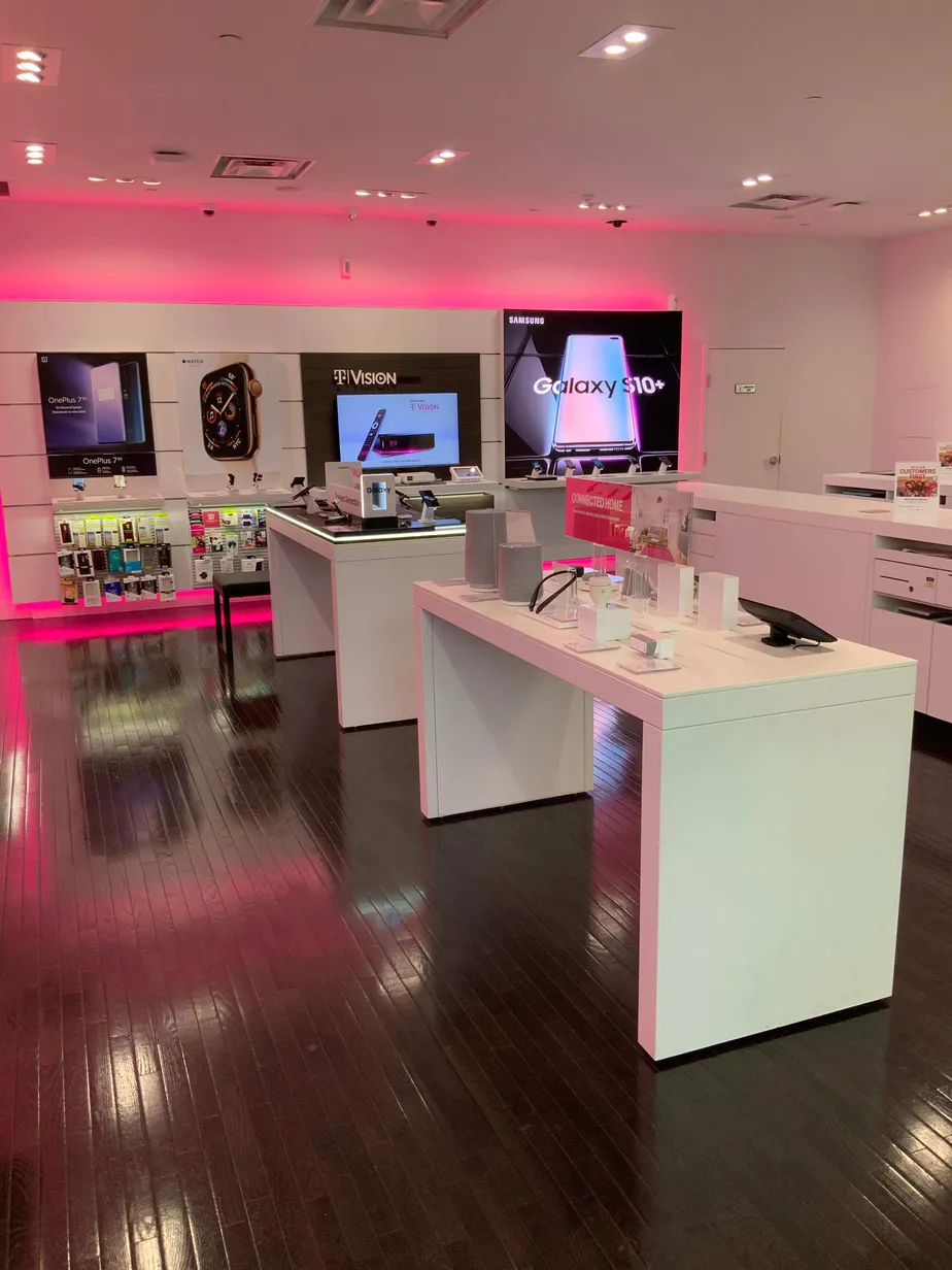 Interior photo of T-Mobile Store at North Park Mall Inline, Dallas, TX