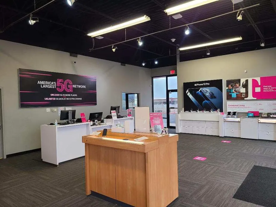 Interior photo of T-Mobile Store at N Interstate 27 & W 13th St, Plainview, TX