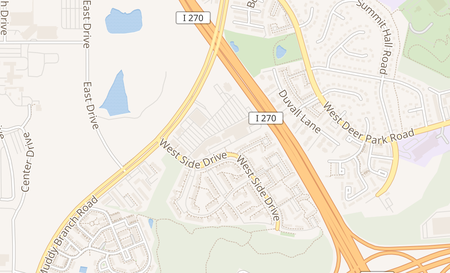 map of 237 Muddy Branch Rd Gaithersburg, MD 20878