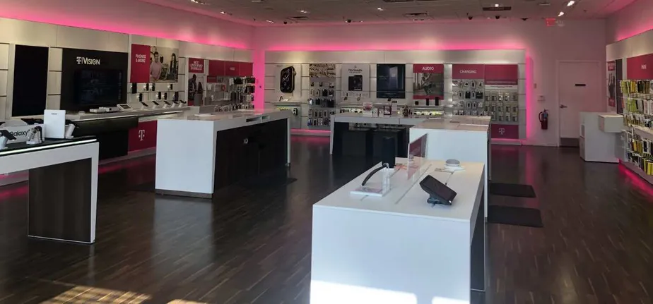 Interior photo of T-Mobile Store at Weber & Airport, Romeoville, IL