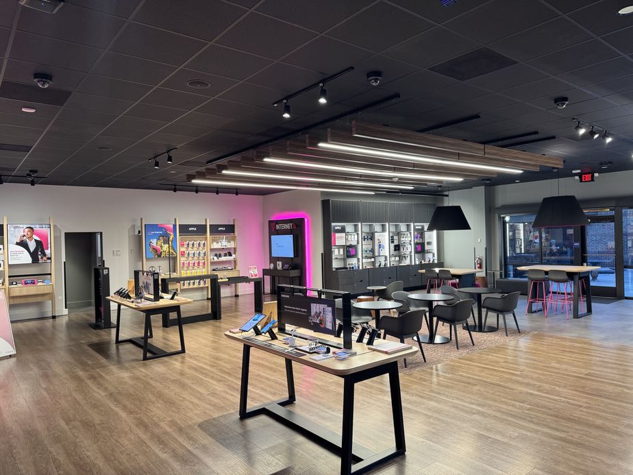 Interior photo of T-Mobile Store at Spider Dr & Roxie St NE, Kannapolis, NC