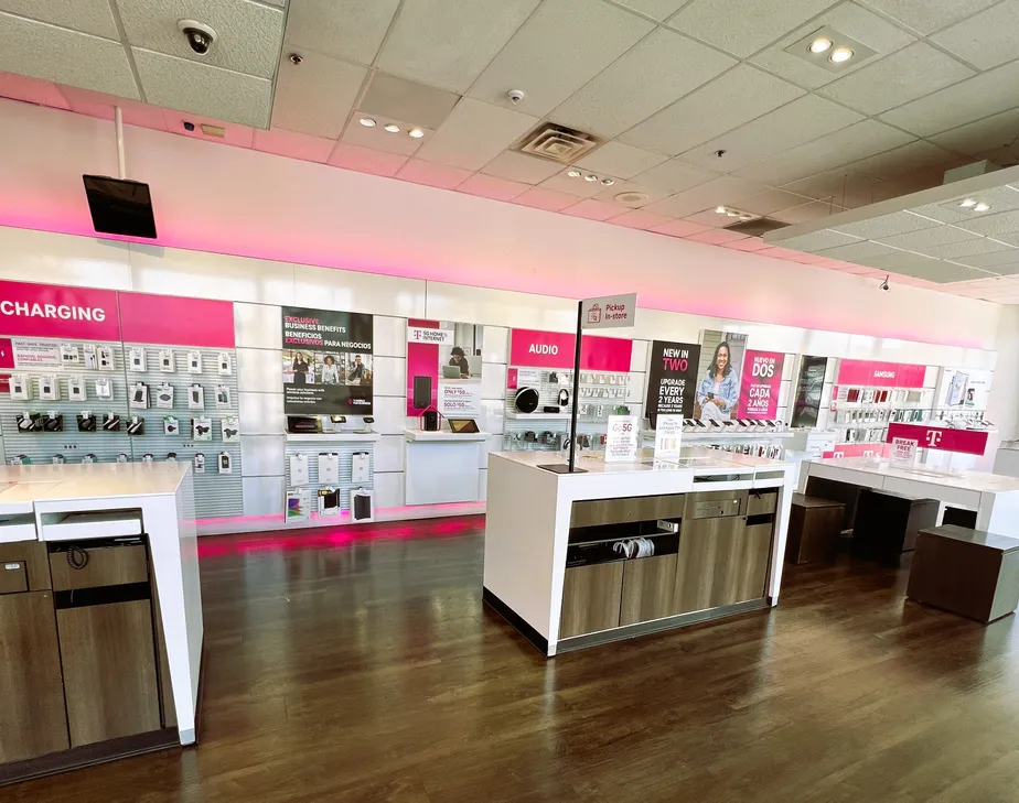 Interior photo of T-Mobile Store at Decatur & Charleston, Las Vegas, NV
