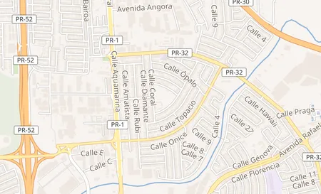map of Caguas Villa Blanca Caguas, PR 00725