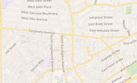 map of 923 North La Brea Ave 104 Inglewood, CA 90302