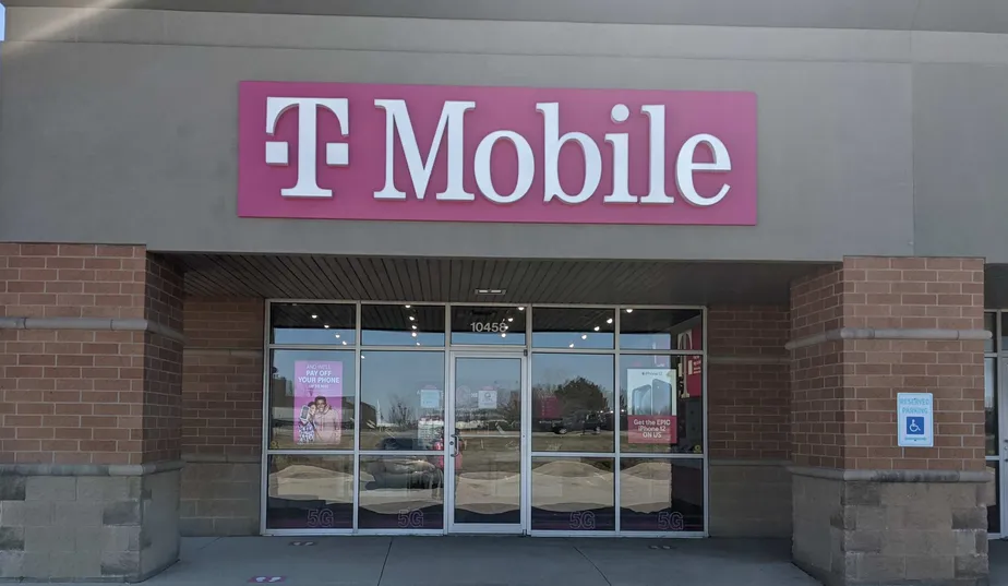 Exterior photo of T-Mobile store at Maysville Rd & Meijer Dr, Fort Wayne, IN