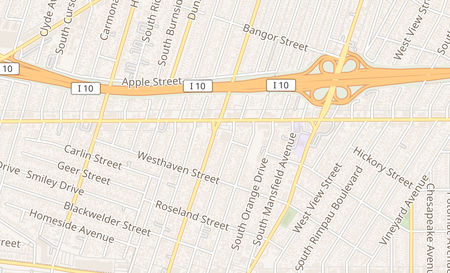 map of 5212 W. Adams Blvd Los Angeles, CA 90016