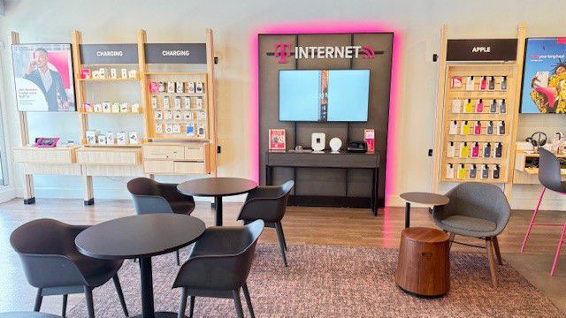 Interior photo of T-Mobile Store at Holden & Boulevard, Greensboro, NC