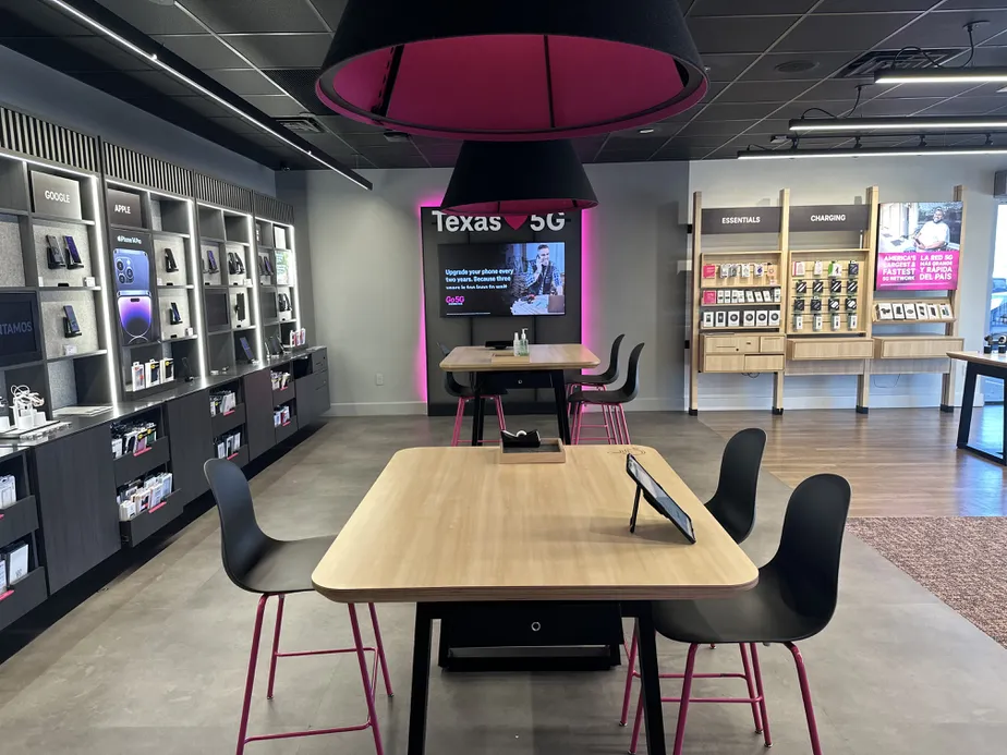 Interior photo of T-Mobile Store at W Main St & S Edmonds Ln, Lewisville, TX