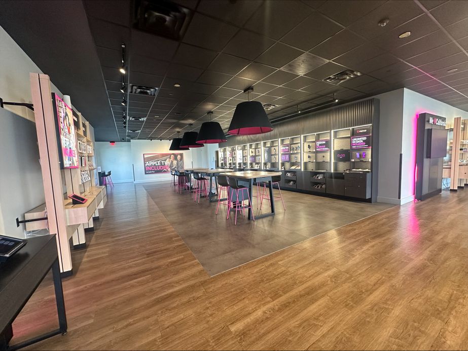 Interior photo of T-Mobile Store at Johnson Dr & Owens Dr, Pleasanton, CA