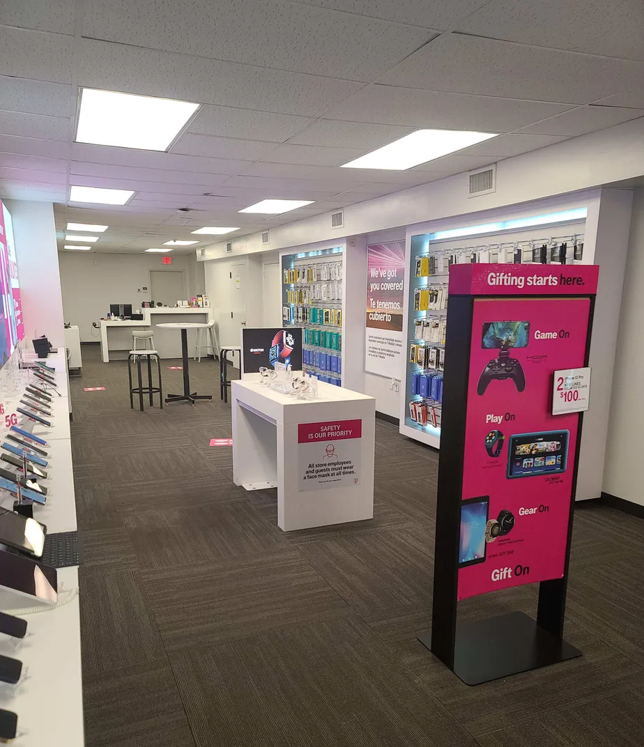 Interior photo of T-Mobile Store at Sunrise Hwy & N Park Ave, Rockville Centre, NY
