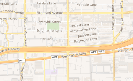 map of 3506 Chimney Rock Houston, TX 77056