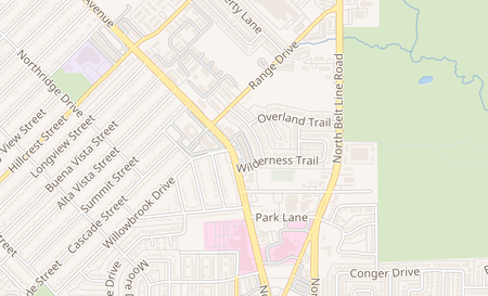 map of 1336 N Galloway 148 Mesquite, TX 75149