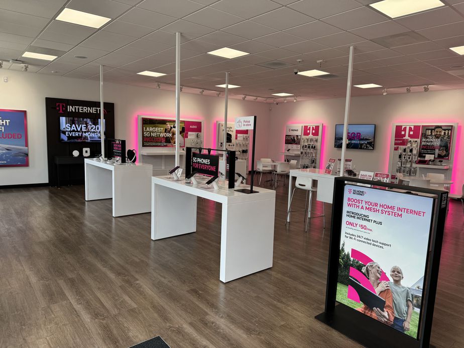 Interior photo of T-Mobile Store at Main & Centennial, Lindale, TX