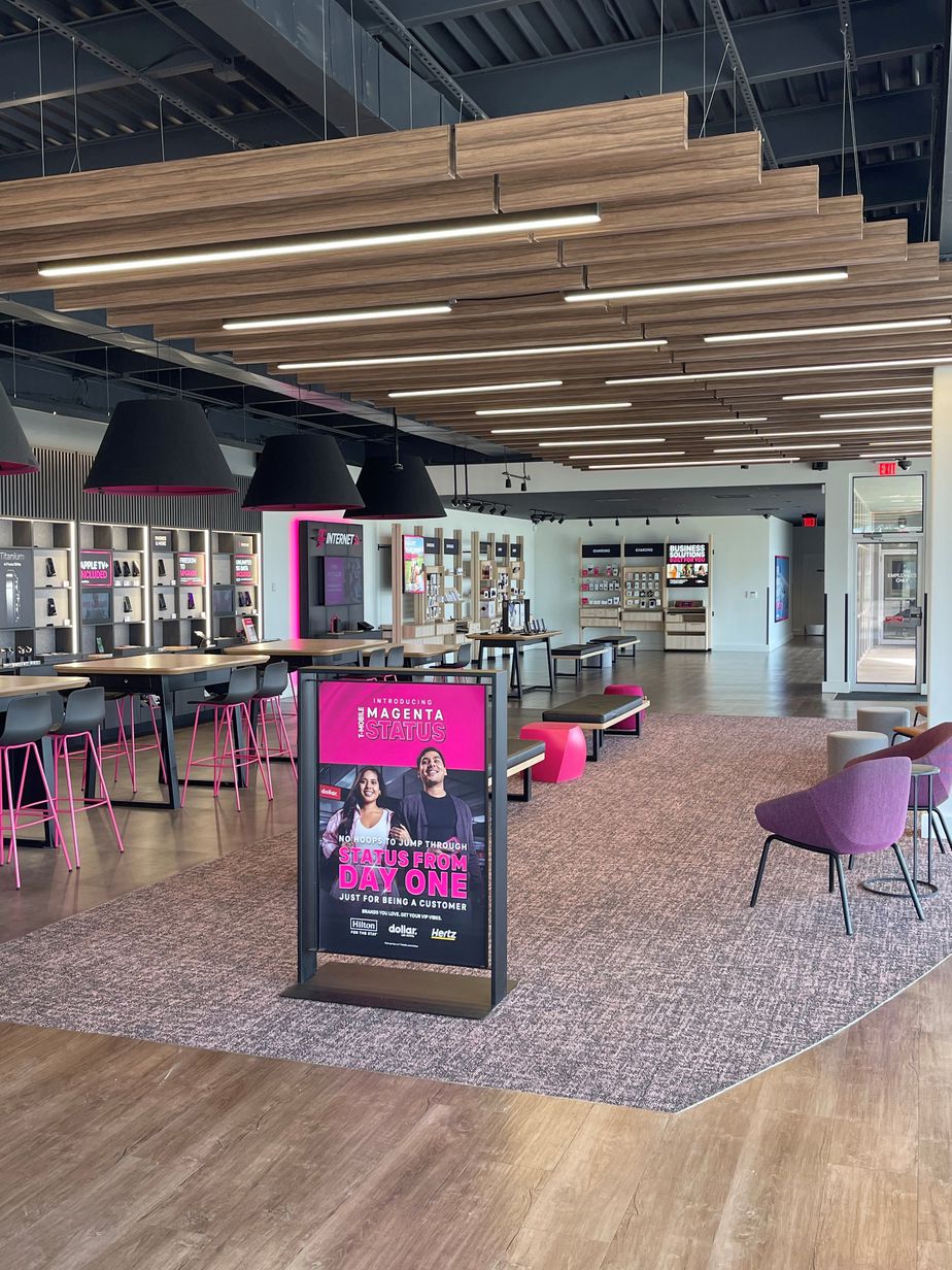 Interior photo of T-Mobile Store at S Loop 289 & 66th, Lubbock, TX
