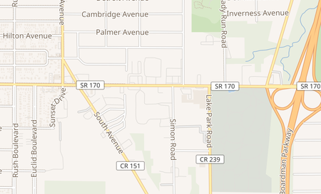 map of 859 E Midlothian Blvd Youngstown, OH 44502