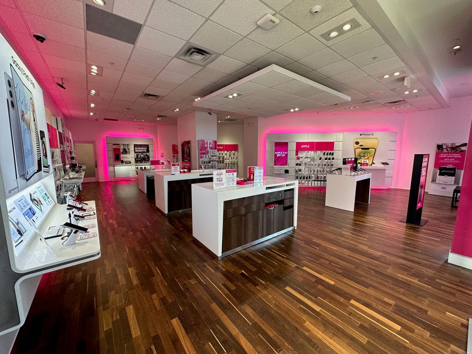 Interior photo of T-Mobile Store at South Town Mall, Sandy, UT