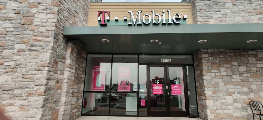 Exterior photo of T-Mobile store at University Blvd W & Veirs Mill Rd 2, Wheaton, MD