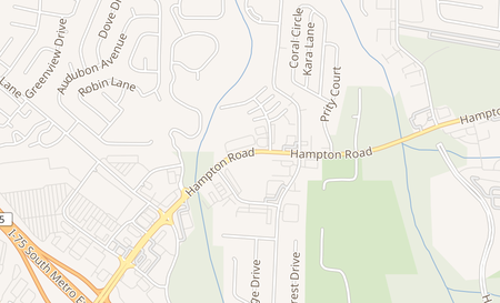 map of 876 Hampton Rd Mcdonough, GA 30253