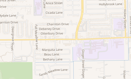 map of 3834 Aldine Mail Route Houston, TX 77039