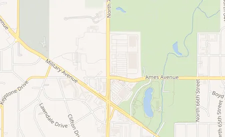 map of 6326 N 73rd Plz Omaha, NE 68134