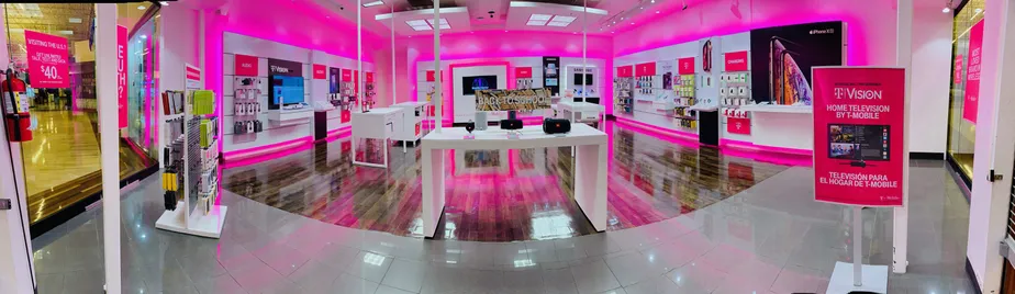 Interior photo of T-Mobile Store at Grapevine Mills Mall, Grapevine, TX