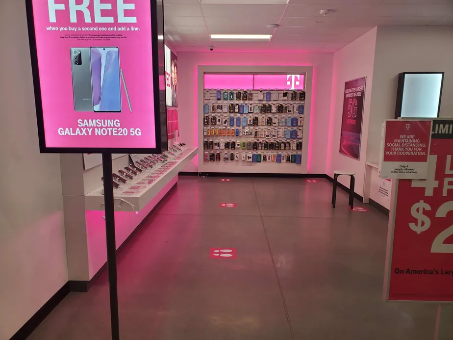 Interior photo of T-Mobile Store at Interstate 10 E & Fm 3180 Rd, Baytown, TX