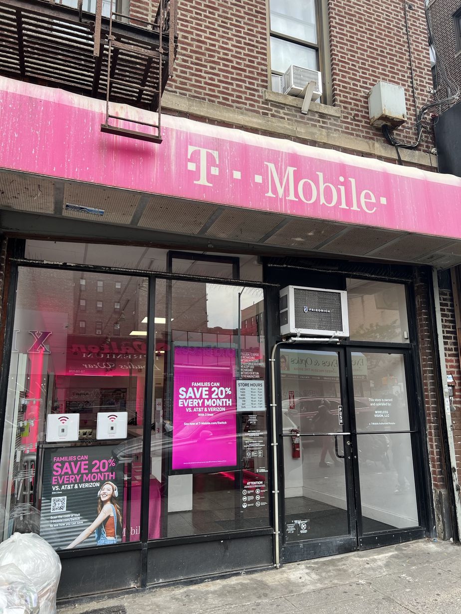 Exterior photo of T-Mobile Store at E 170th St & Walton Ave, Bronx, NY