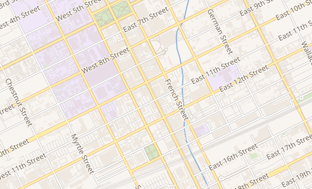 map of 1027 State St Erie, PA 16501