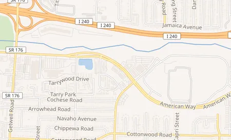 map of 4273 American Way Suite 2 Memphis, TN 38118
