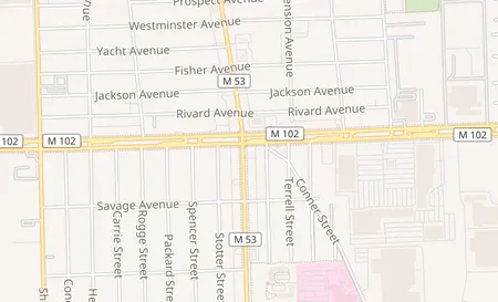 map of 20524 Van Dyke St Detroit, MI 48234