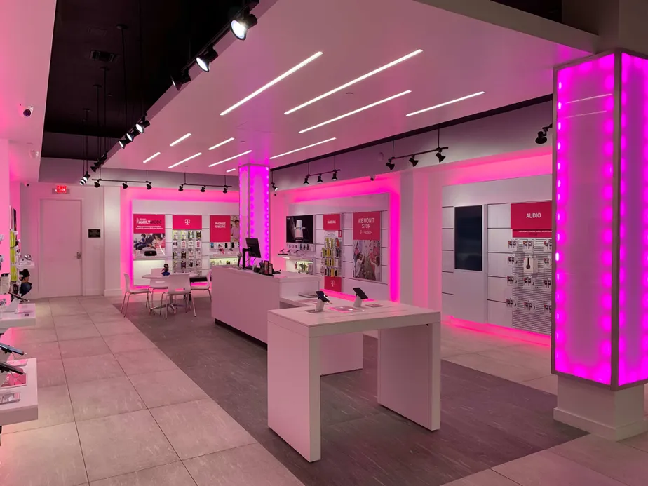 Interior photo of T-Mobile Store at Aventura Mall 7, Aventura, FL