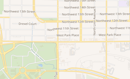 map of 2815 NW 10th St Ste G Oklahoma City, OK 73107