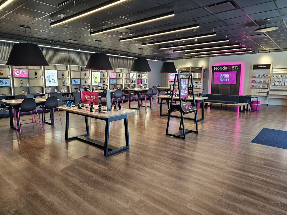 Interior photo of T-Mobile Store at Santa Barbara Blvd & SW 2nd Av, Cape Coral, FL