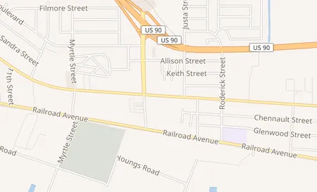 map of 7552A Highway 182 E Morgan City, LA 70380