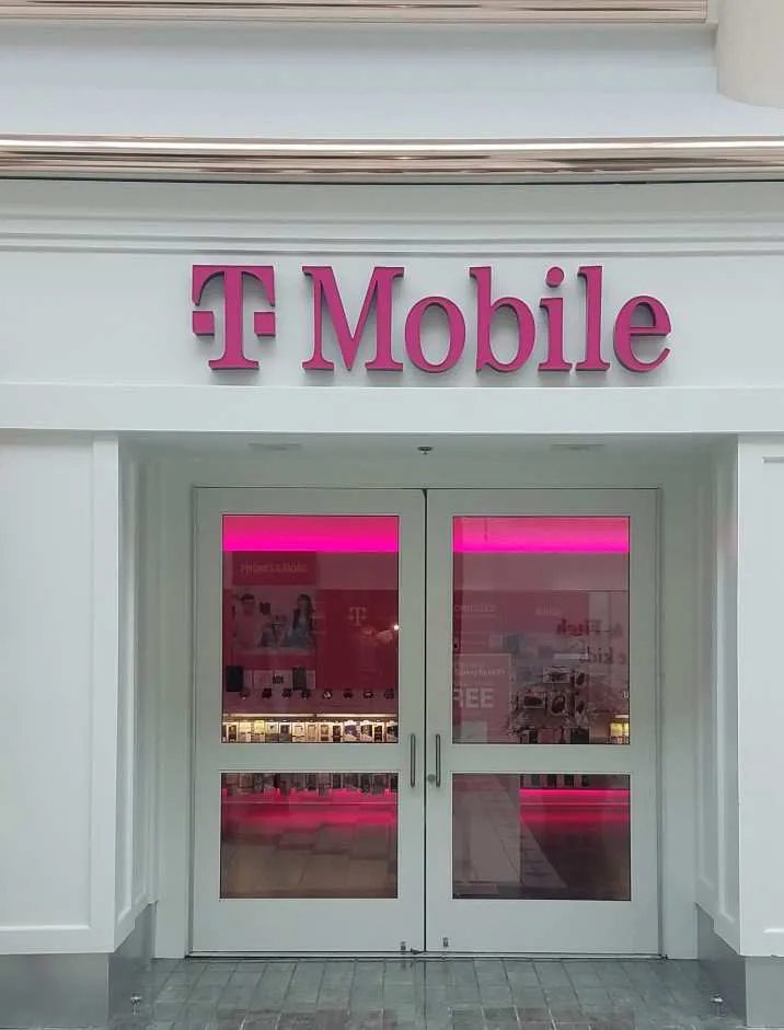 Exterior photo of T-Mobile Store at Eastview Mall 3, Victor, NY