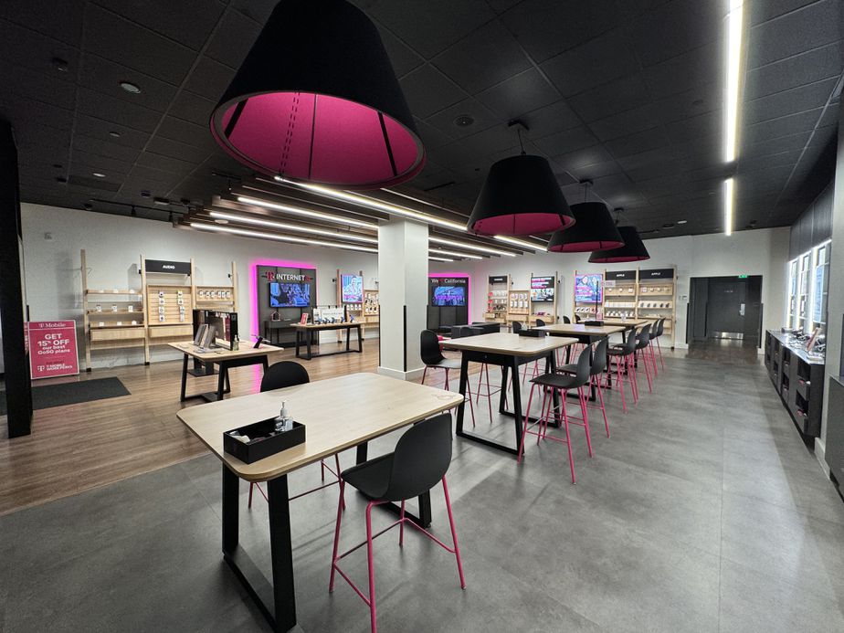 Interior photo of T-Mobile Store at Wilshire Blvd & S Mariposa Ave, Los Angeles, CA