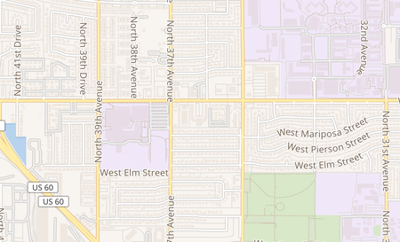 map of 3601 W Camelback 176 Phoenix, AZ 85019