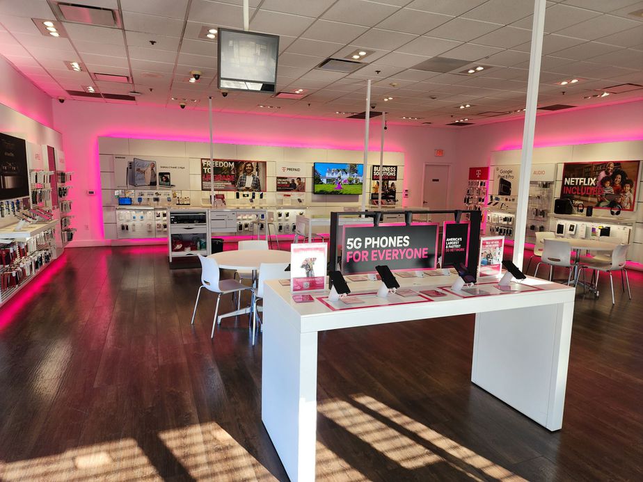Interior photo of T-Mobile Store at Flamingo & Maryland, Las Vegas, NV