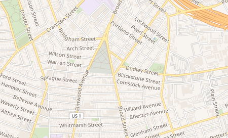 map of 500 Broad St Providence, RI 02907