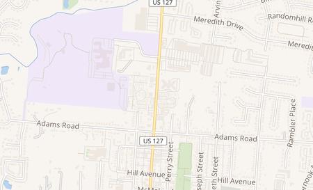 map of 8005 Hamilton Ave Cincinnati, OH 45231