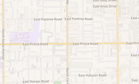 map of 3600 N 1st Ave, Ste 104 Suite 100 Tucson, AZ 85719