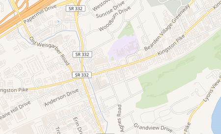 map of 5901 Kingston Pike Knoxville, TN 37919